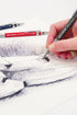 Koh-I-Noor Rapidomatic Mechanical Pencil, 3mm Lead, Red, 1 Each (5633)