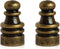 OMOBANU 2PCS Chess Finials for Lamps Antique Bronze Compatible with Thread 1/4-27 Lamp