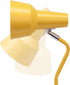 LD1072-YLW 15.2" Simple Designs Sleek Essentials Metal Cone Shade Desk Lamp with Adjustable Shade and Dual USB Ports