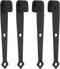 uxcell 4Pcs Sliding Barn Door Hardware Hanger, Mini Sliding Door Hardware for