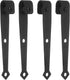 uxcell 4Pcs Sliding Barn Door Hardware Hanger, Mini Sliding Door Hardware for