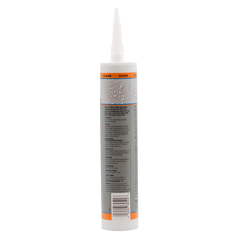 Gorilla Waterproof Caulk & Seal 100% Silicone Sealant; Clear; 10oz Cartridge (Pack of 2)