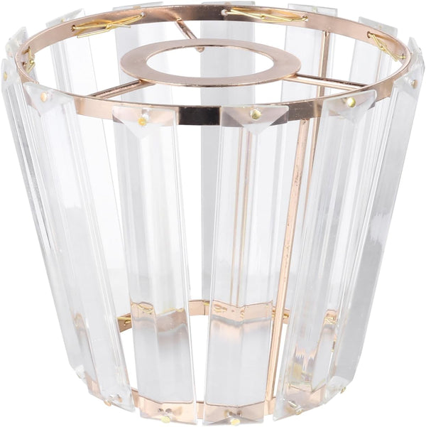 DOITOOL Small Crystal Lamp Shade for Ceiling Light, Wall Lamp, Chandelier -
