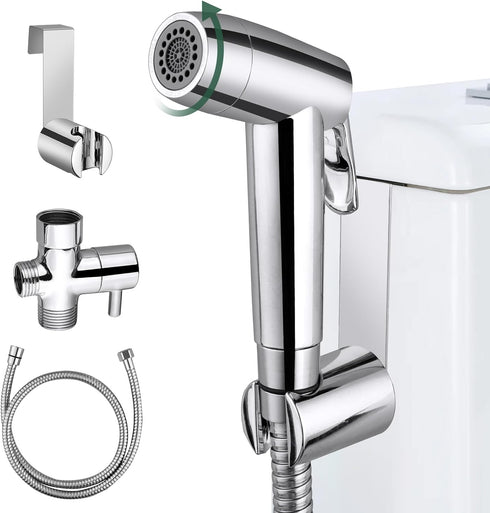 JiGiU Bidet Sprayer for Toilet Handheld Bidet Sprayer Set Toilet Faucet Sprayer