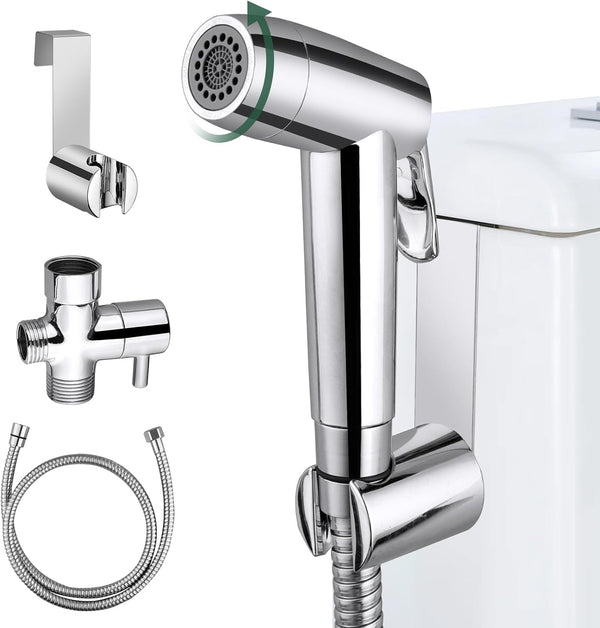 JiGiU Bidet Sprayer for Toilet Handheld Bidet Sprayer Set Toilet Faucet Sprayer