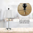FOMIYES 10-Pack Replacement Lamp Shade Finial Knobs - Durable Plastic & Iron