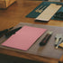 Wisdompro 2 Pack Journal Cover, PU Leather Notebook Cover for Field Notes or 3.5" x 5.5" Pocket Notebooks - Pink