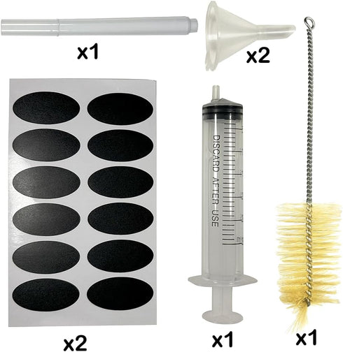 24Pack 1oz (30ml) Glass Dropper Bottle - Essential Oil Bottle with Glass Eye Droppers for Lab and Alcohol Bottles