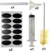 24Pack 1oz (30ml) Glass Dropper Bottle - Essential Oil Bottle with Glass Eye Droppers for Lab and Alcohol Bottles