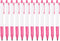 PATIKIL Inkless Pencil, 12 Pack Eternal Pencils with Replaceable Nib for Writing and Drawing (Pink)
