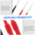 4pcs Mini Wire Piercing Needle Multimeter Tool for Testing Clips and Insulation Piercing Pins Auto Tools