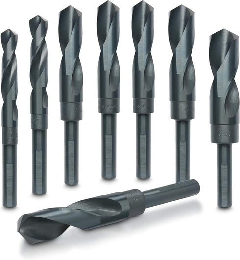 10005 Jumbo Silver & Deming Drill Bit Set, 8 Piece, 1/2" Inch Shank
