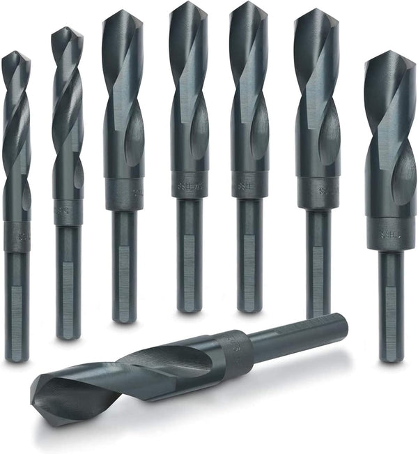 10005 Jumbo Silver & Deming Drill Bit Set, 8 Piece, 1/2" Inch Shank