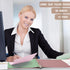 PerKoop 12 Pack Lined Paper, 600 Sheets Wide Ruled 8 x 10.5 Inch, 3 Hole Punched Notebook Paper