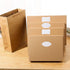 Pimoys 300 Pieces Gift Sticker Labels - 1.2*2inch Kraft Paper Waterproof Labels for Jam Jars, Home Baking, Holiday