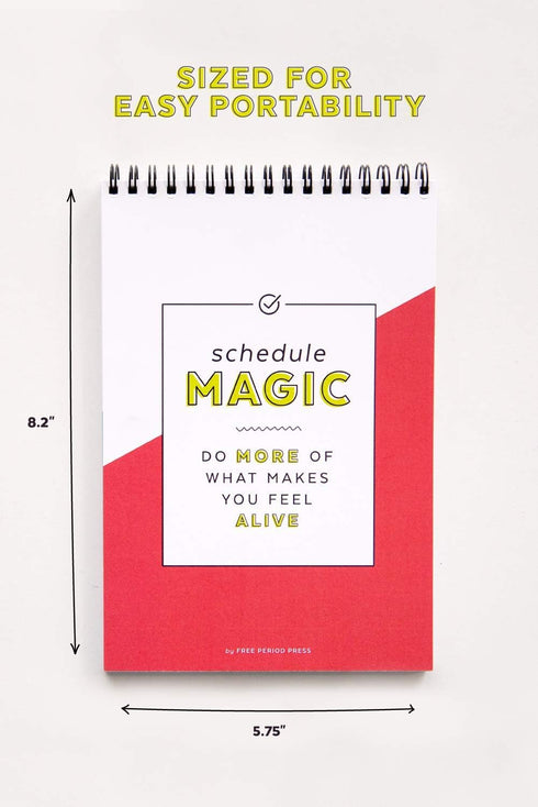 Schedule Magic Time Blocking Planner, Daily Organizer