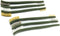 6-Pack Double-Ended Cleaning Brushes, 2PCS Stainless Steel, 2PCS Brass, 2PCS Nylon Brushes