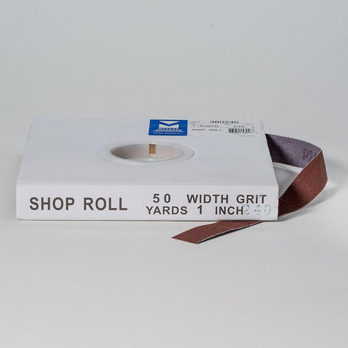 Mercer Industries 380240-1" x 50 yards Shop Roll 240 Grit