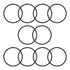 Othmro 25pcs Nitrile Rubber O-Rings, 1.5mm Wire Dia, 44mm OD for Oil or Air Sealing