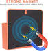 Orange Magnetic Dry Erase Marker Holder, Magnetic Pencil Cup for Whiteboard, Locker Accessories