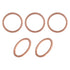 5 Pack 22mmx27mmx1.5mm Flat Copper Sealing Washers, Good for Industrial Machinery M22 Screws, Copper Flat Ring Gaskets