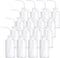 18 Pcs Tattoo Wash Bottle, Plastic Squeeze Bottle 250 ml with Narrow Mouth for Lab Wash and Plant Irrigation