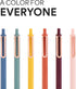 Set of 4 Assorted Jewels Retractable Gel Luxe Pens