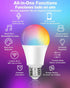 Bulbs, Bulbs 2.4GHz E26 A19, 120V, 4 Pack OHLUX Smart Light Color Changing LED for Alexa and Google Assistant, WiFi
