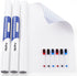 Nicpro 2 Pack Dry Erase Whiteboard Sticker Wall Decal, 17.7" X 78.7"(6.5 ft) Self-Adhesive White Board Peel Stick Paper
