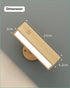 Set Dimmable,Wood 360 YiLaie Wall Sconces Battery Operated of Two,Rechargeable Wall Lamps for Bedroom,Wall Lights
