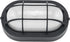 Oval Bulkhead Light Fixture, Dimmable Outdoor Wall Lantern, LED Nautical and Sauna