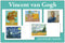 Pigment & Hue Sticky Note Tabs | 5 Piece Set, 50 Sheets per Pad, 250 Sheets Total (Vincent Van Gogh Designs)