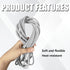 Backer Rod 1/4 Inch, EPDM Rubber Foam Caulk Saver 50' Grey Weather Strip Seal for Concrete Joints and Wall Cracks