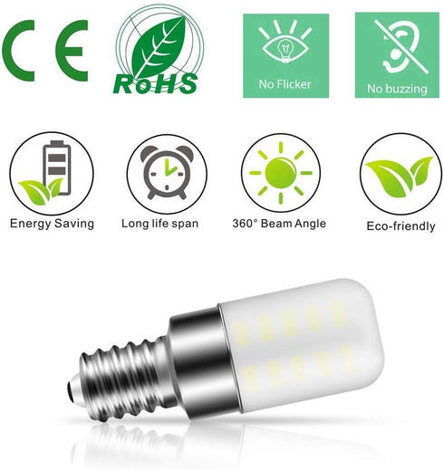 E12 LED Bulb 3W T6 Candelabra Base Warm White 3000K 120V 25W Incandescent Replacement for Chandeliers, Christmas