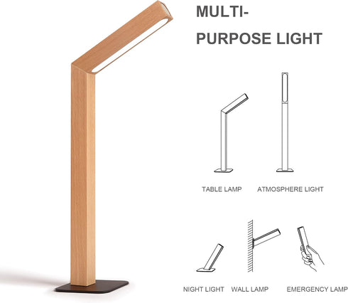Generic Dimming Touch Control Desk LampPortable Multifunctional Emergency LightStepless Table Lamp Reading Lamp
