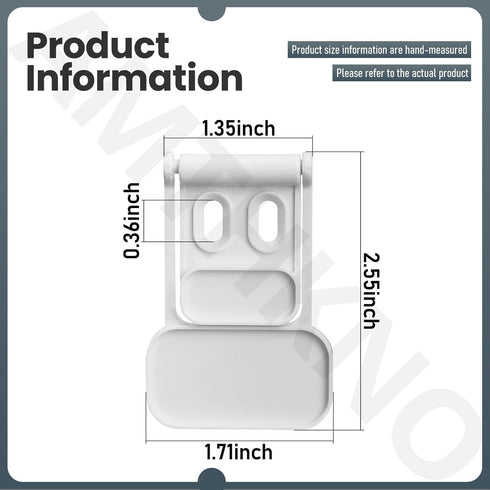 AMTHKNO Garage Door Mount Bracket for A-qara Door and Window Sensor, Easy Installation Garage Door Security Accessory