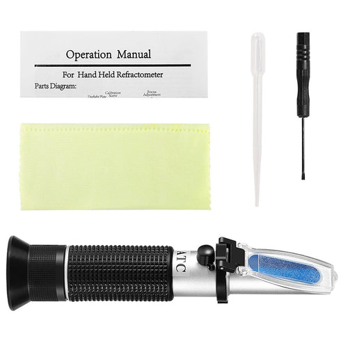 Sodium Chloride Refractometer, V·RESOURCING 0~28% Salt Analyzer Tester for Food Salinity