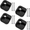 AYLIFU Chair Rubber Legs Chair Leg Replacement Camping Chair Accessories with Screws Black