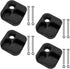 AYLIFU Chair Rubber Legs Chair Leg Replacement Camping Chair Accessories with Screws Black