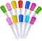 BELLARMOR 12 Pack 5ml Liquid Dropper, Silicone Clear Plastic Eye Dropper, No BPA Pipettes for Kids