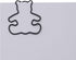 Bear Shaped Paper Clips, 100 Count, Great for Collectors or Office Gift, Comes in Round Tin with Lid