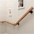 ALDEPO 1Ft-20Ft/17Ft/510Cm 1ft/30cm Grab Bars Non-Slip Wood Handrails, Pine Handrails Complete Kit, Barrier-Free