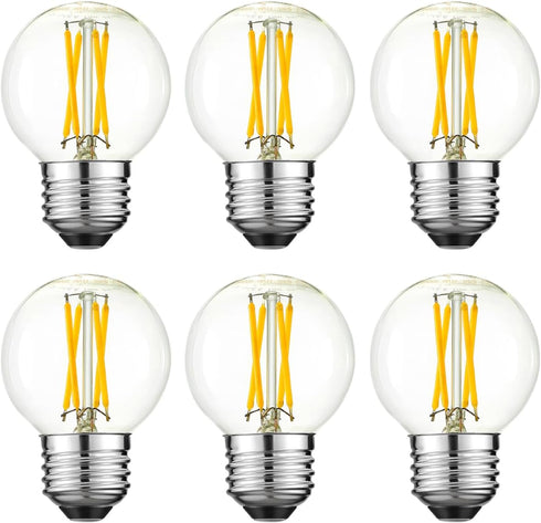 Arberlic G16.5 Light Bulb dimmable,4W E26 LED Bulb Equivalent 40 watt e26