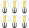 Arberlic G16.5 Light Bulb dimmable,4W E26 LED Bulb Equivalent 40 watt e26