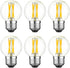 Arberlic G16.5 Light Bulb dimmable,4W E26 LED Bulb Equivalent 40 watt e26
