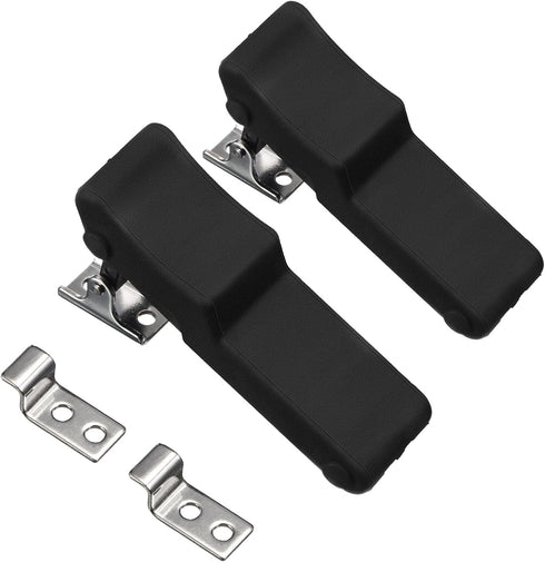 Mudder 4 Pcs Flexible Rubber Draw Latch for Cooler, Front Storage Rack with Stainless Steel Keeper