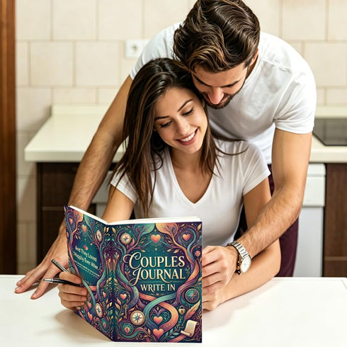 UPABLUNSO Couples Plan Journal - Write In Keepsake Notebook for Couples, Relationship & Anniversary Journal