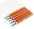 5 Pcs Wood Carving Knife Set, HSS Blades and Quality Wood Handle for DIY Sculpture