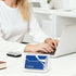 Generic (1, Acrylic Vertical Business Card Holder, Clear Desktop Business Card Display Stand for Office, Home
