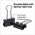 Universal Small Binder Clips, 3/8-Inch Capacity, 3/4-Inch Wide, Black, 40/Pack (11140)